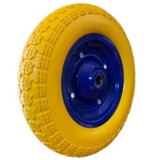 Колесо   3,50 -7   TL   (прессрезина, под ось d-20мм )   (желтое)   MRHD, шт
