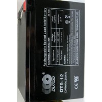 АКБ 12V9A электро-велосипед 151x65x95 OUTDO