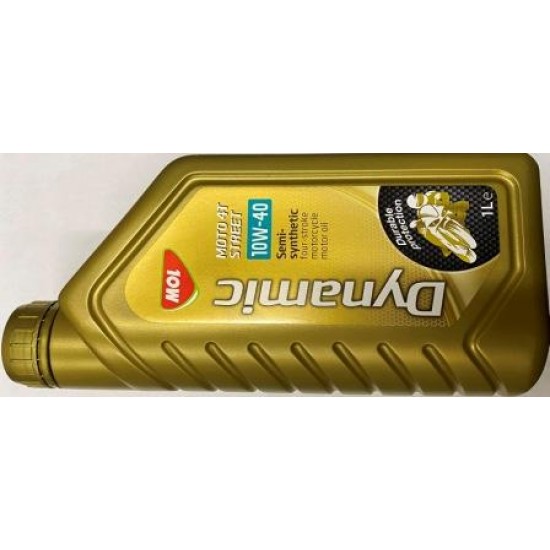 Масло Dynamic МОТО- 4т 10W-40 STREET Semi-synthetik 1 л
