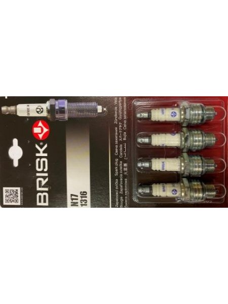 Свеча 2т № 17 1316 блистер 4шт. BRISK
