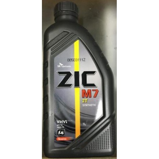 Масло ZIC 2т синтетика M-7 1л (ящ - 12 шт.)