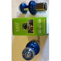 Лампа фары LED BA20D 2 диода (глазок)