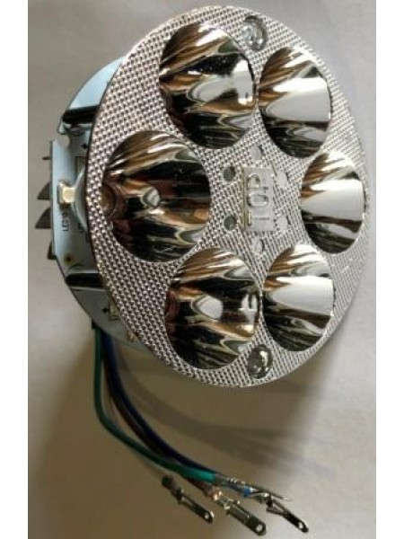 Вставка в фару LED мини круглая DELTA / АЛЬФА