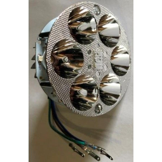Вставка в фару LED мини круглая DELTA / АЛЬФА