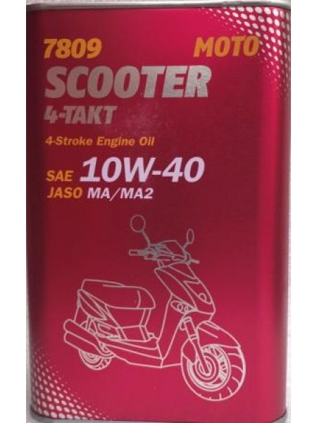 Масло Mannol 4т 10w-40 SCOOTER 1л (ящ - 12 шт.)