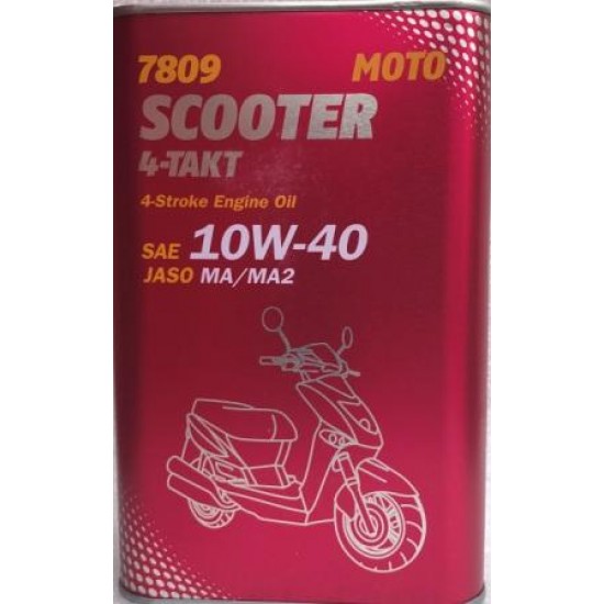 Масло Mannol 4т 10w-40 SCOOTER 1л (ящ - 12 шт.)