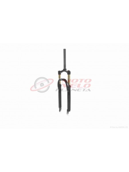 Вилка вело  26" 1-1/8"  пневматическая, регулируемая  #QC-009