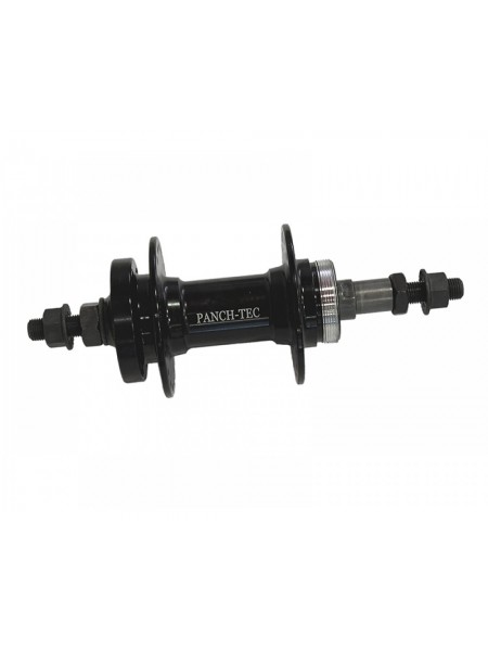 Втулка алюминиевая задняя на промподшипнике Black 36H ( Disc-Brake 6 болтов) HB212RB