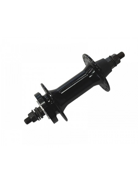 Втулка на FAT BIKE передняя алюминиевая на промподшипнике ( Disc-Brake 6 болтов) Black 36H A212F